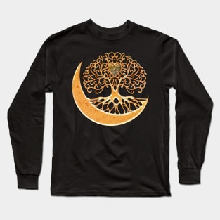 Wonderful elegant tree life with heart Long Sleeve T-Shirt